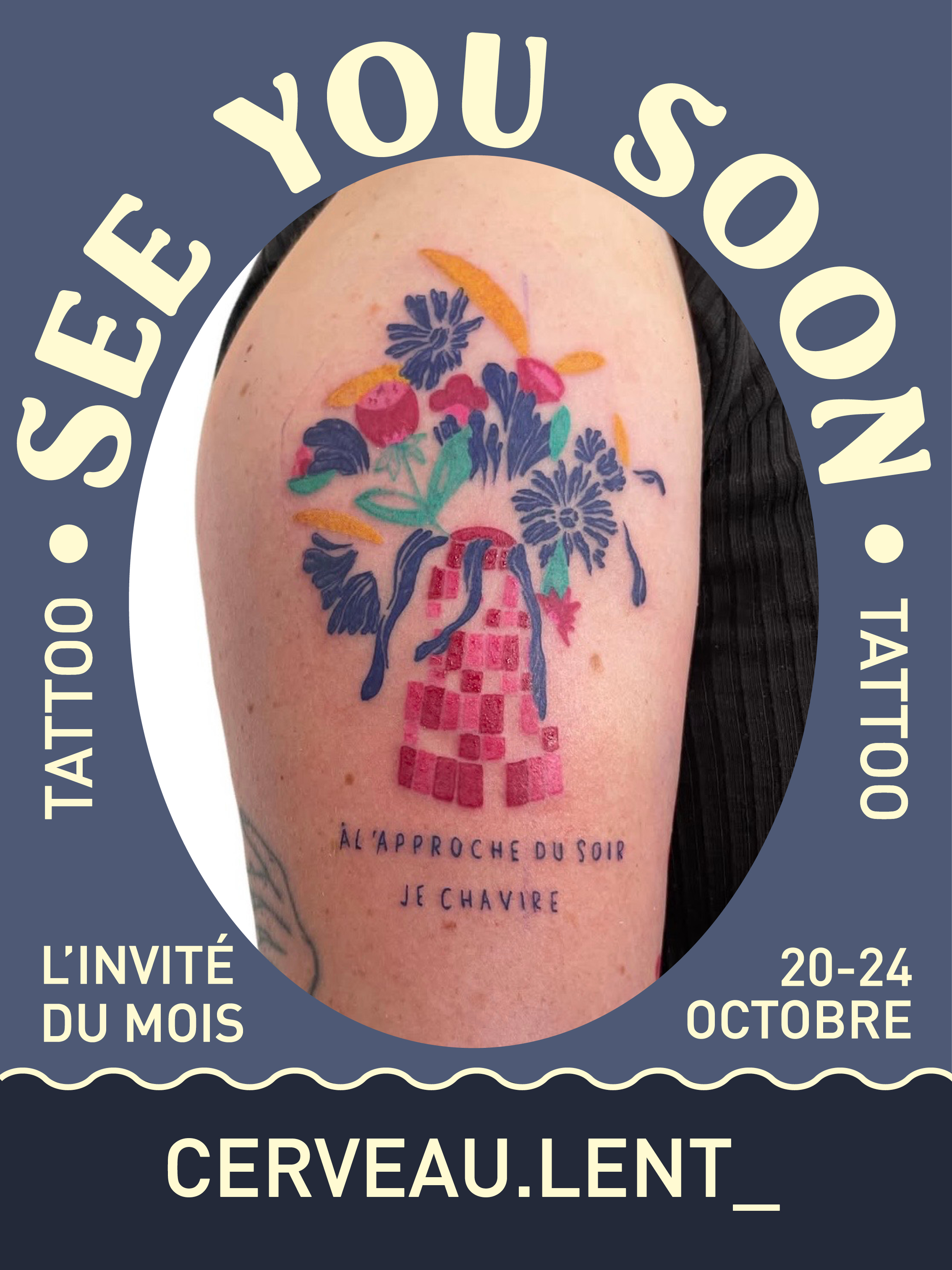 Cerveau Lent tattoo